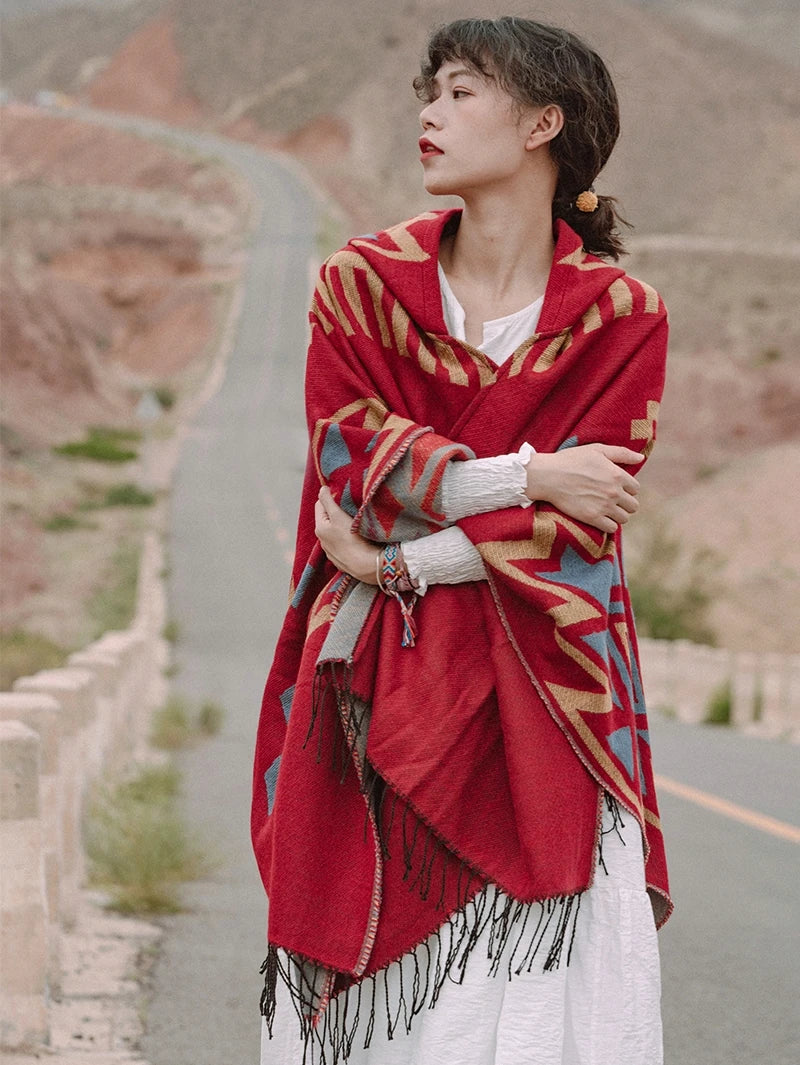 Poncho pour femme style Hippie & Boho