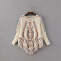 Poncho femme bohème maya
