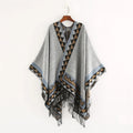 Poncho pour femme d'hiver style vintage péruvien