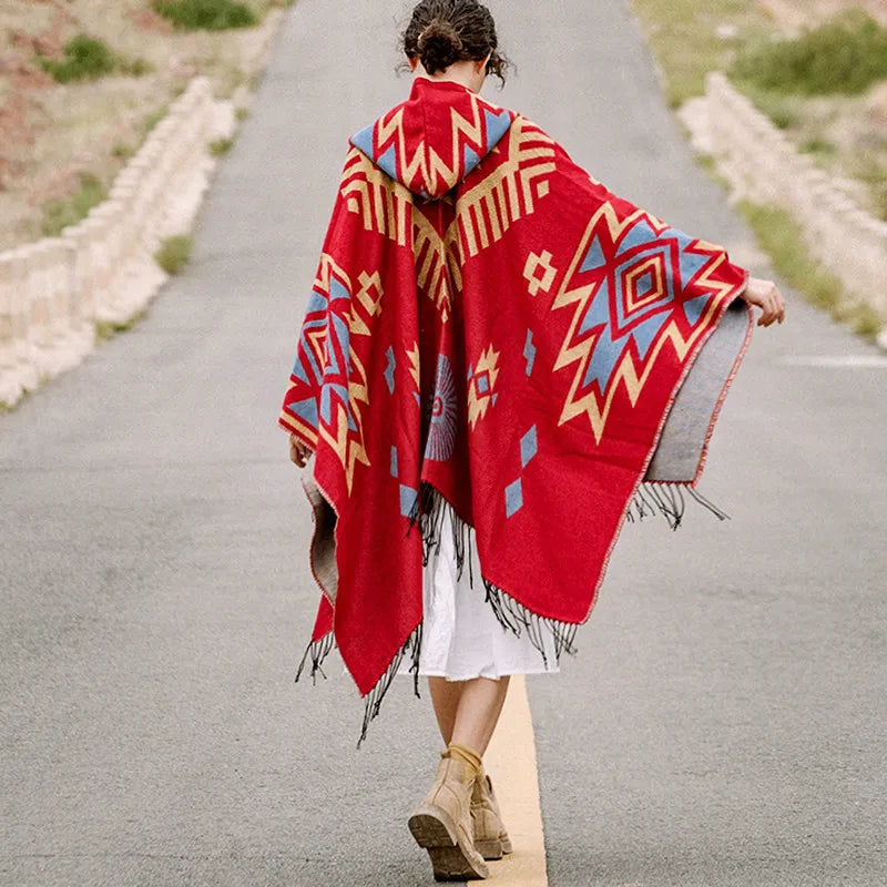Poncho pour femme style Hippie & Boho