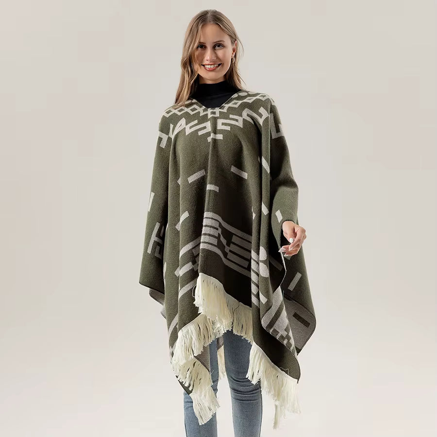 Poncho pour femme boho toute saison