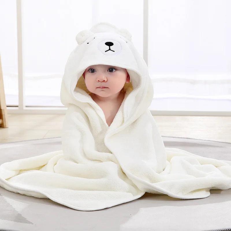 Poncho serviette de bain super mignon pour bébé et enfant
