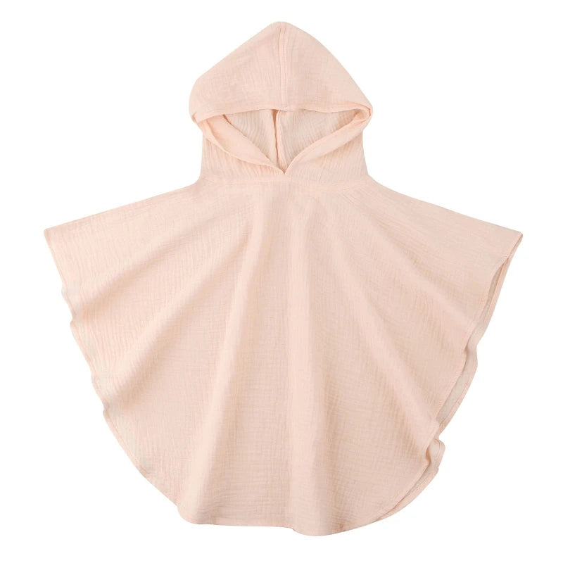 Poncho super absorbant de bain en coton pour bébé