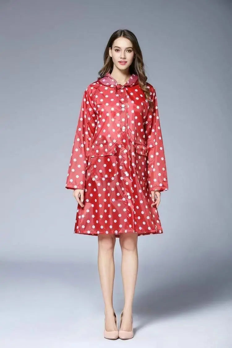 Poncho pluie femme à poids