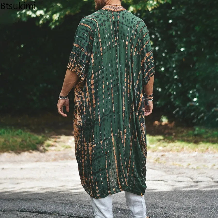 Poncho ouvert boho pour hommes