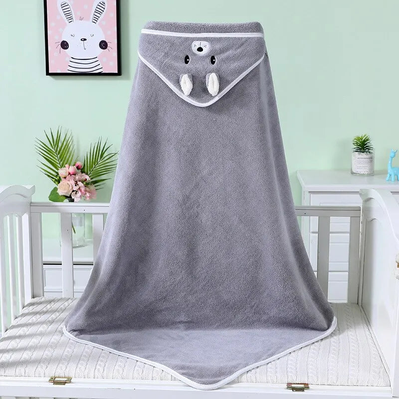 Poncho serviette de bain chaud pour bébé