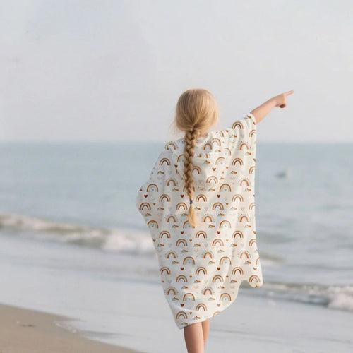 Poncho de plage ultra-absorbant pour enfant