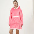 Poncho polaire chaud pour femme et homme