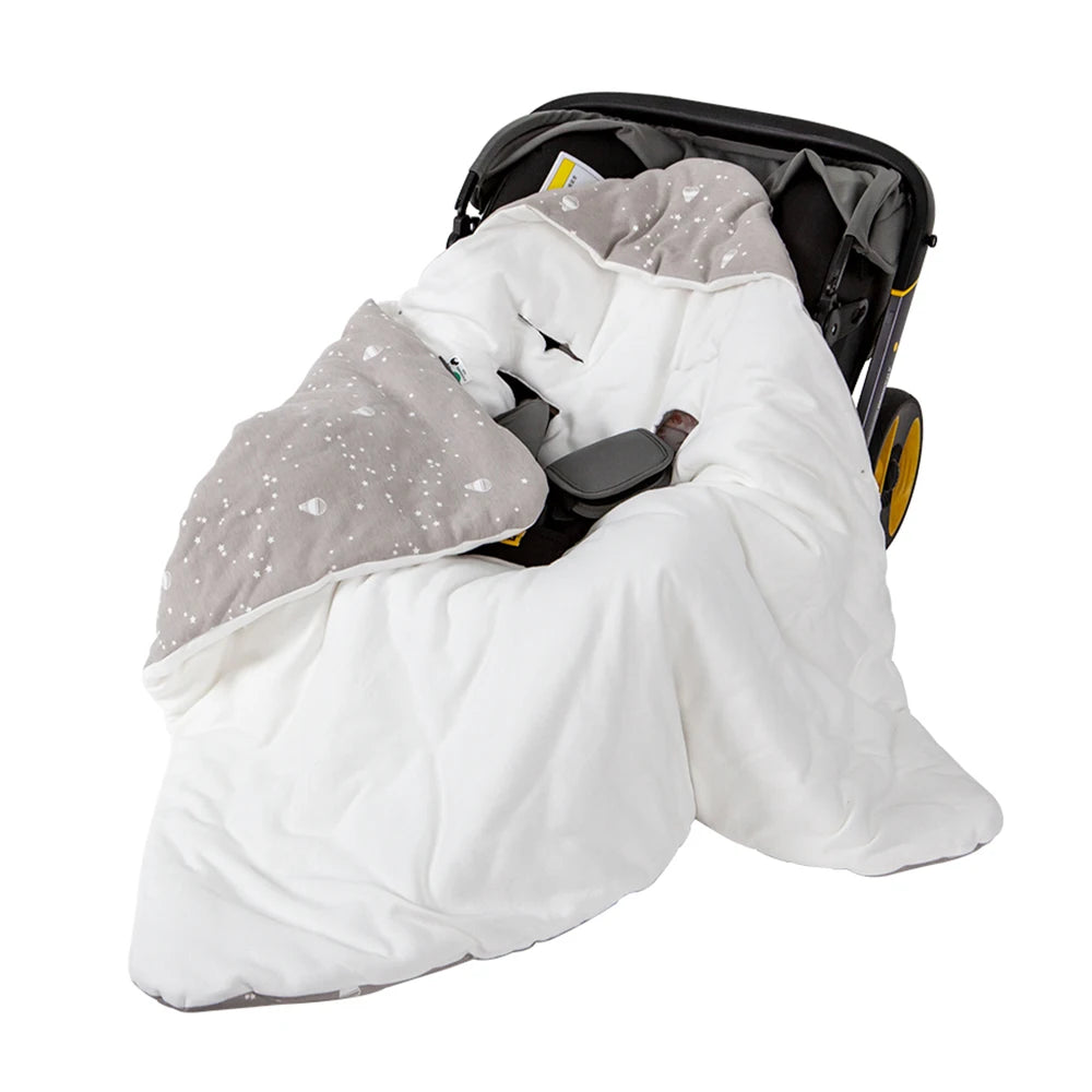 Poncho voiture étoilé pour bébé