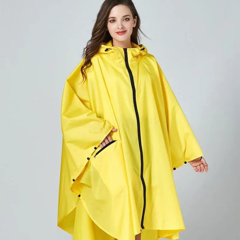 Poncho pluie unicolore