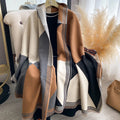 Châle femme d'hiver long chic