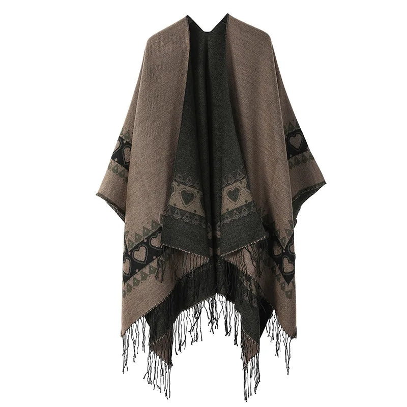 Poncho pour femme vintage