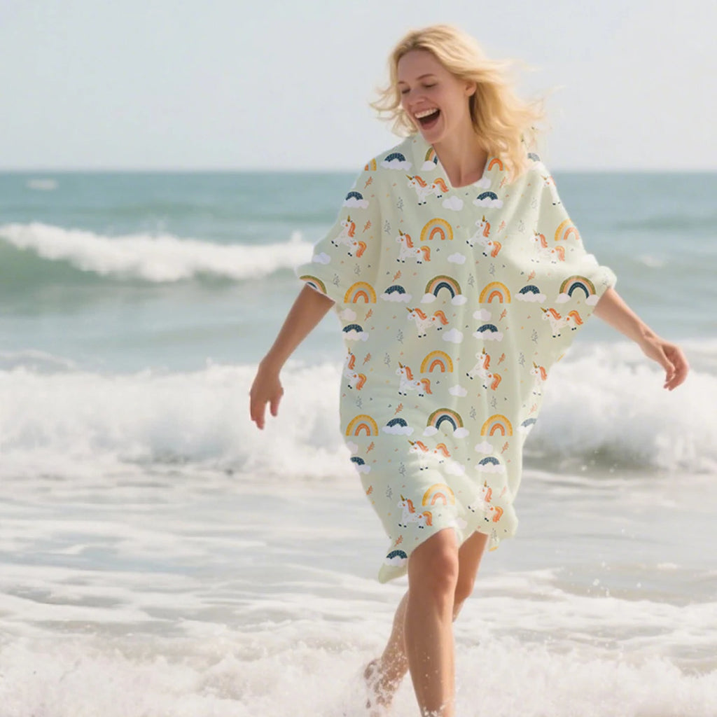 Poncho de plage ultra-absorbant pour enfant