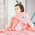 Poncho-serviette de bain pour bébés (70x140cm)