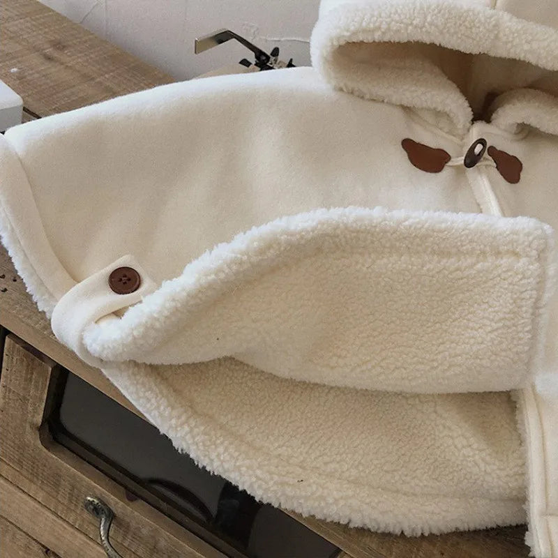 Poncho manteau mignon pour bébé et enfant