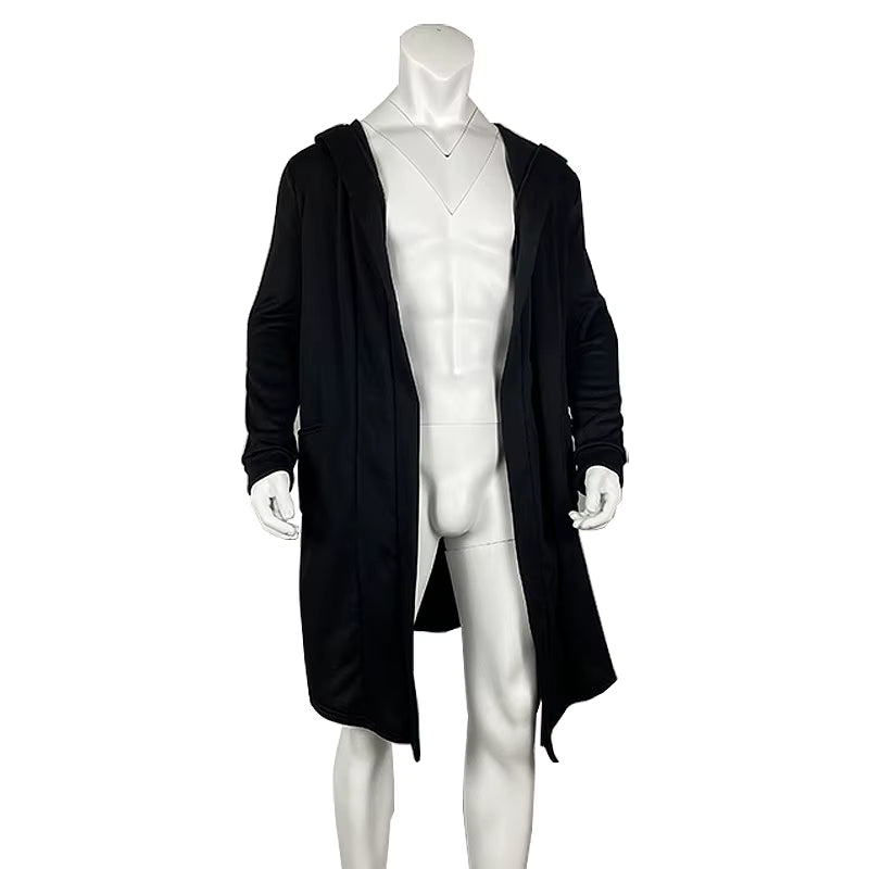 Poncho homme d'hiver long par-vent