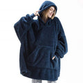Poncho polaire réversible femme et homme