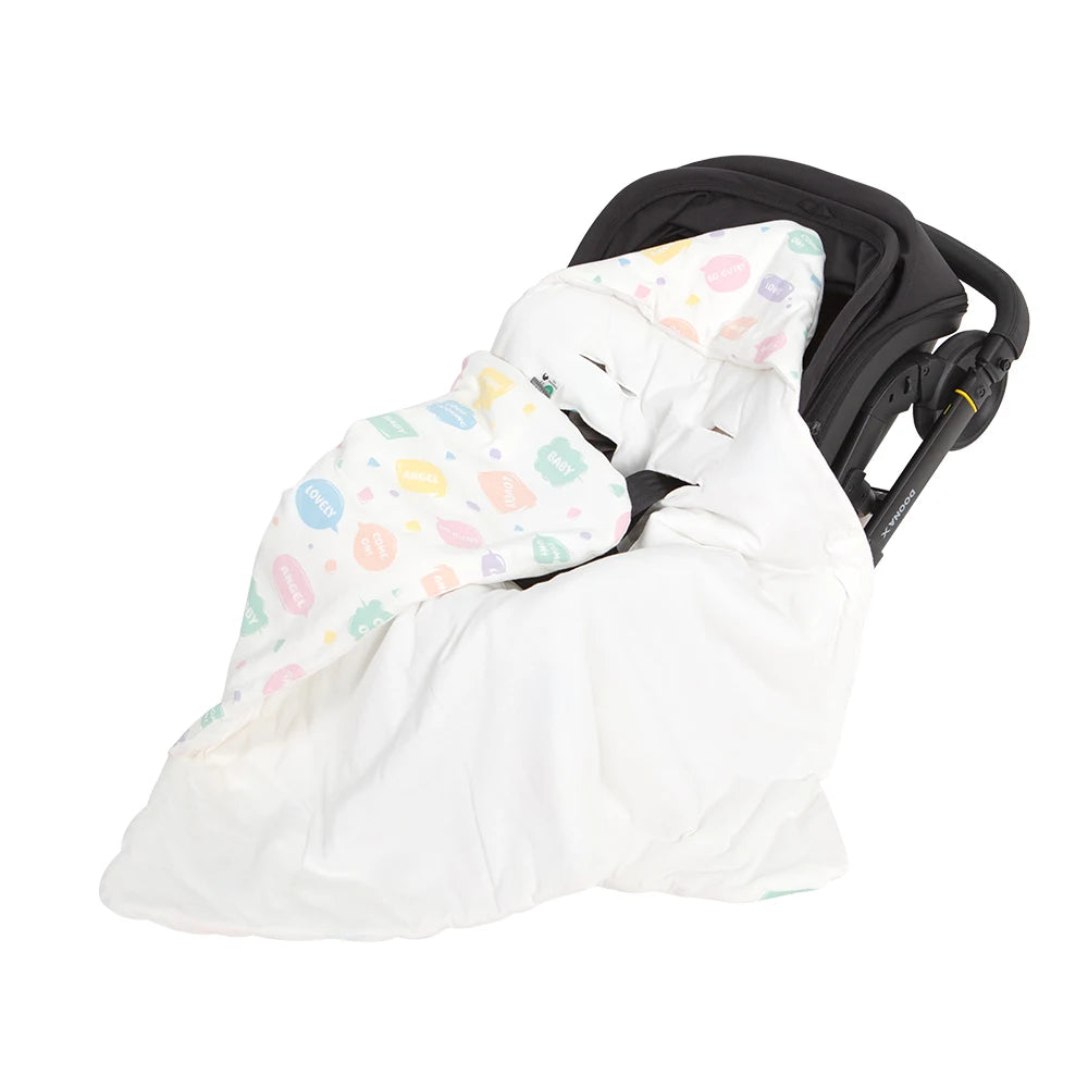 Poncho voiture étoilé pour bébé
