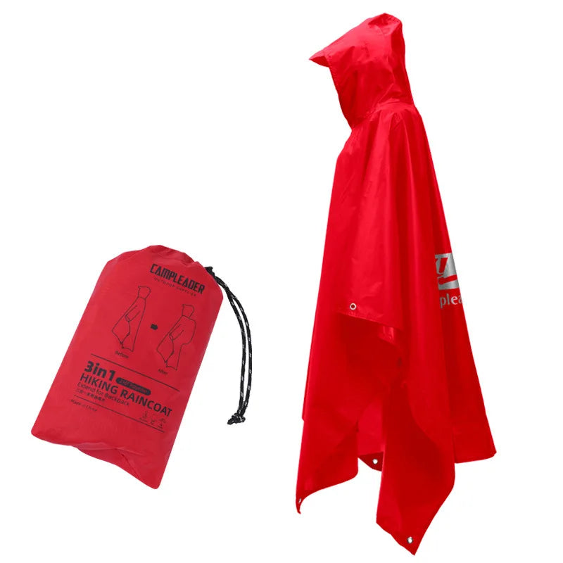 Poncho de pluie imperméable pour pêche et randonnée