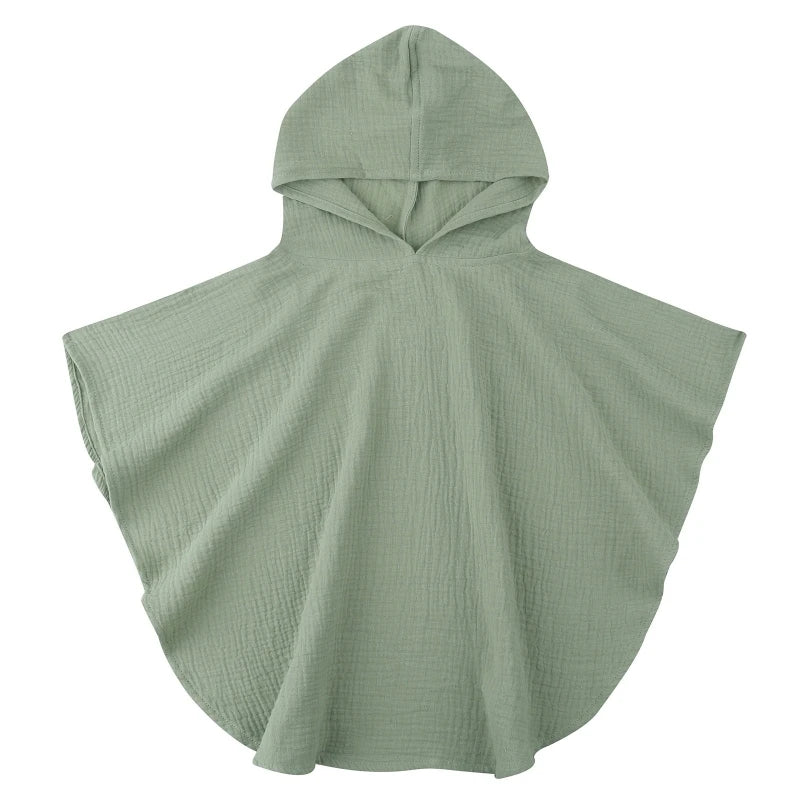 Poncho super absorbant de bain en coton pour bébé