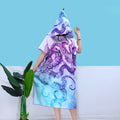 Poncho de surf absorbant pieuvre