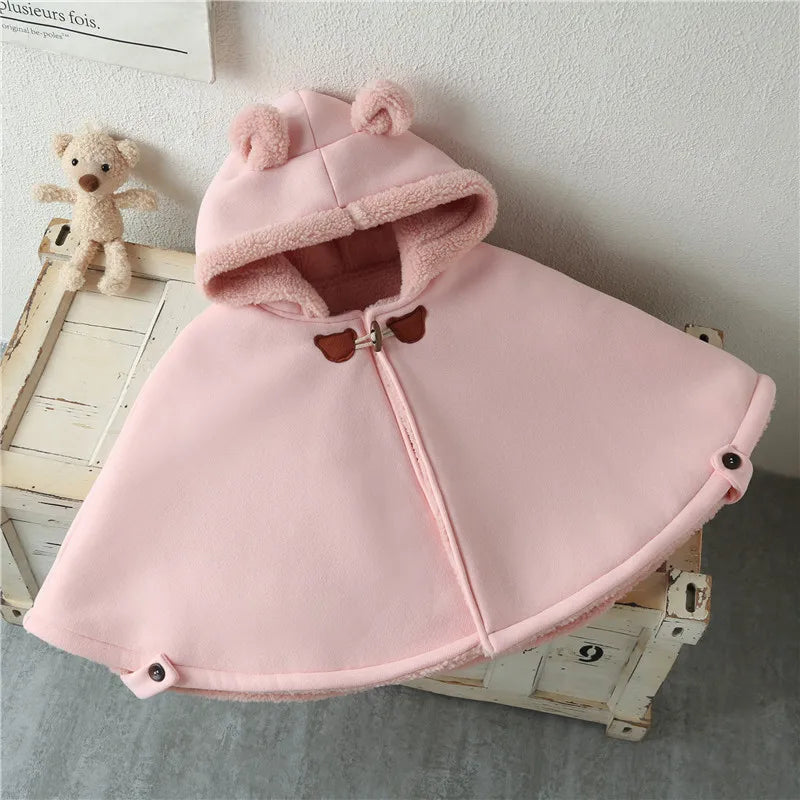 Poncho manteau mignon pour bébé et enfant