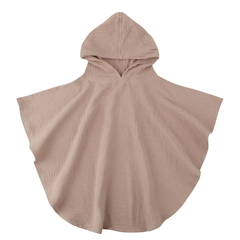 Poncho super absorbant de bain en coton pour bébé