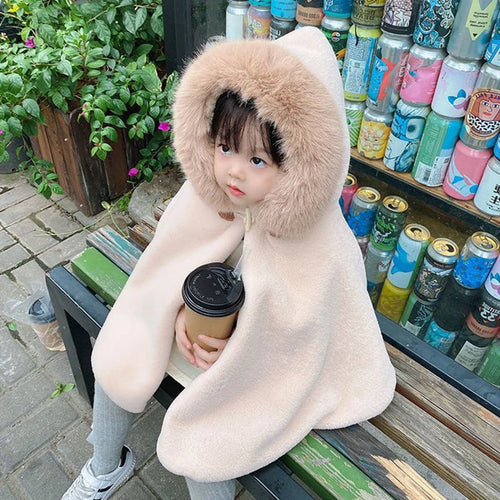 Poncho chaud pour bébé