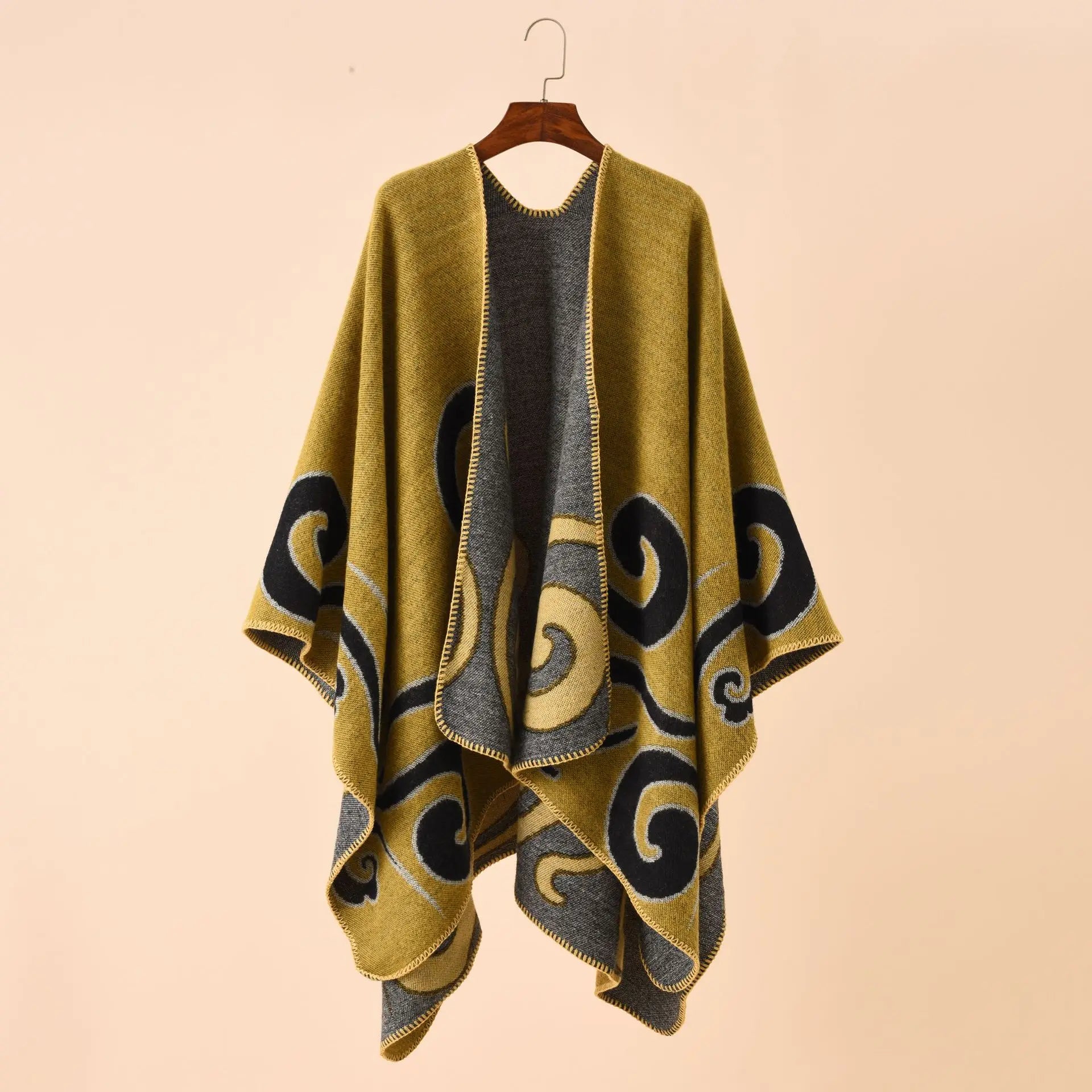 Poncho femme large