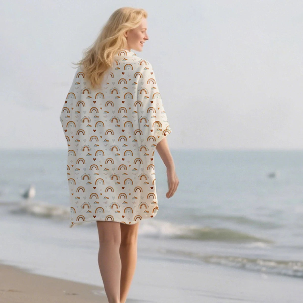 Poncho de plage ultra-absorbant pour homme et femme