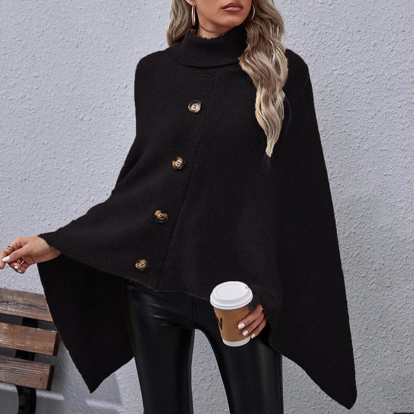 Poncho pour femme élégant