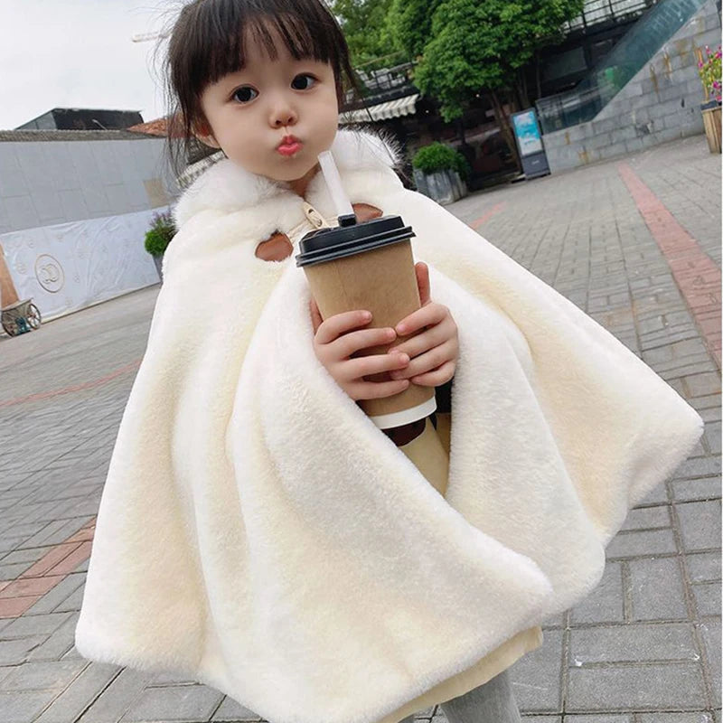 Poncho chaud pour bébé