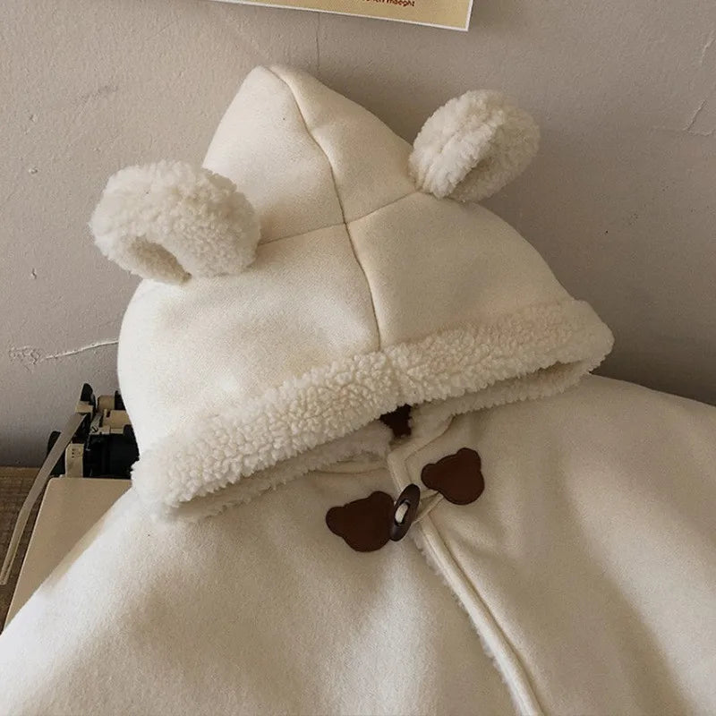 Poncho manteau mignon pour bébé et enfant
