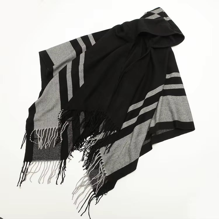 Poncho pour femme avec capuche boho