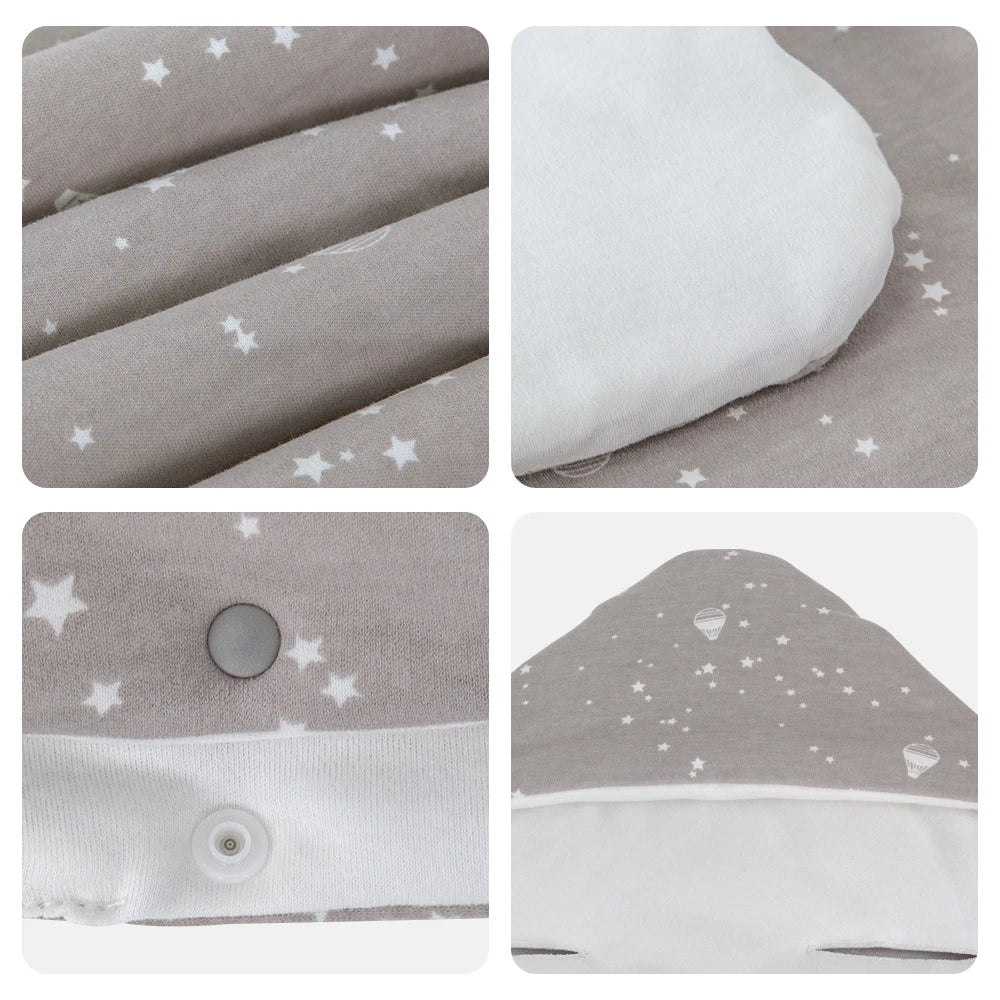 Poncho voiture étoilé pour bébé