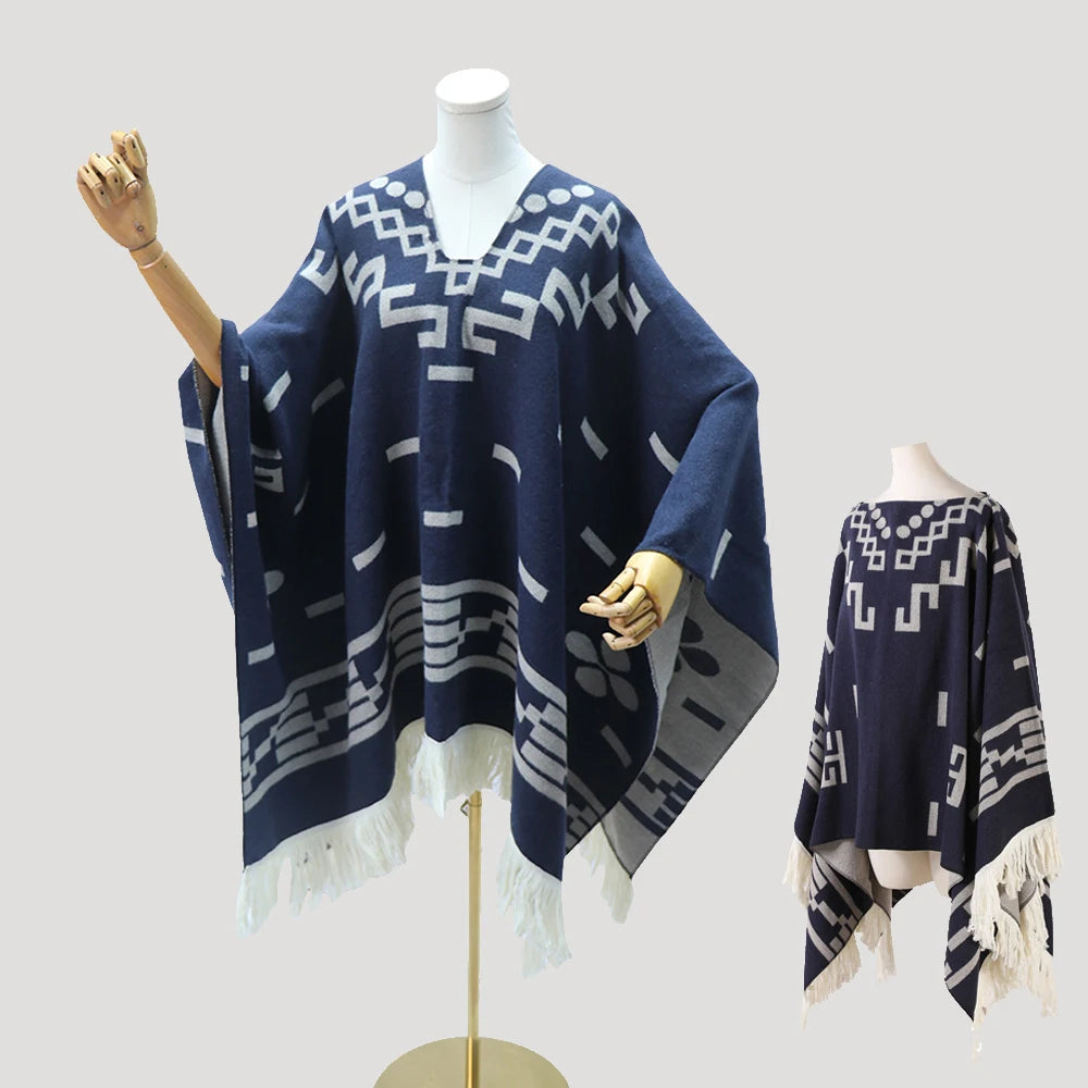 Poncho pour femme boho toute saison