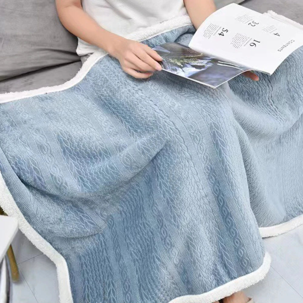 Poncho polaire court pour femme