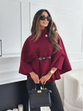 Poncho pour femme d'hiver chic