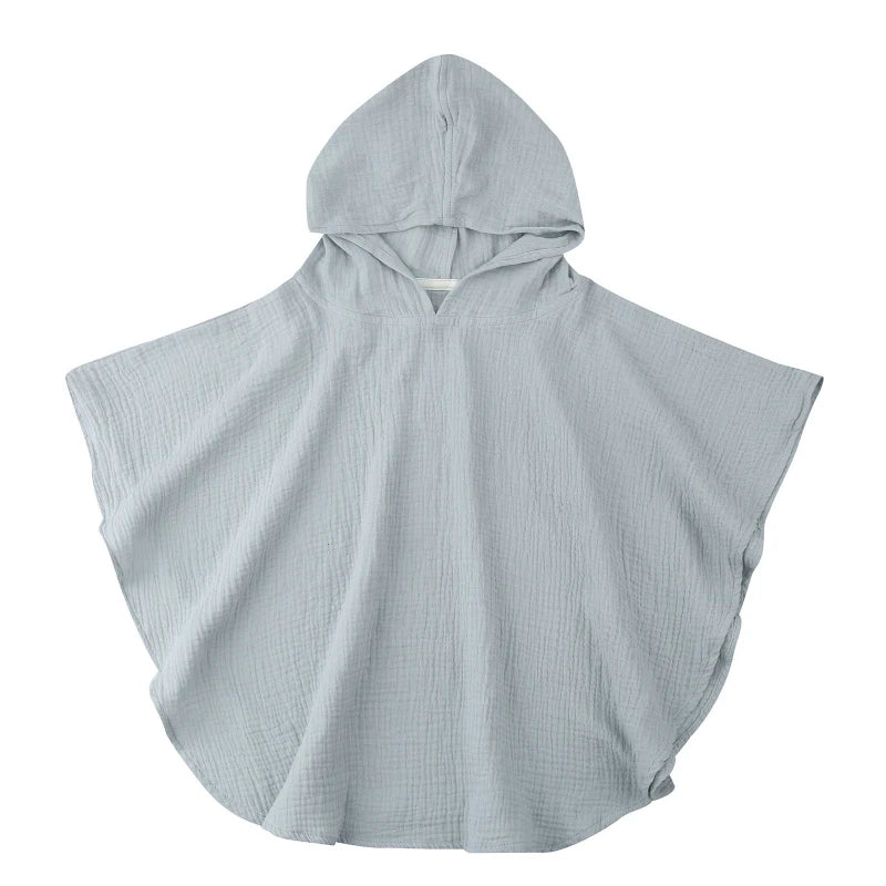 Poncho super absorbant de bain en coton pour bébé