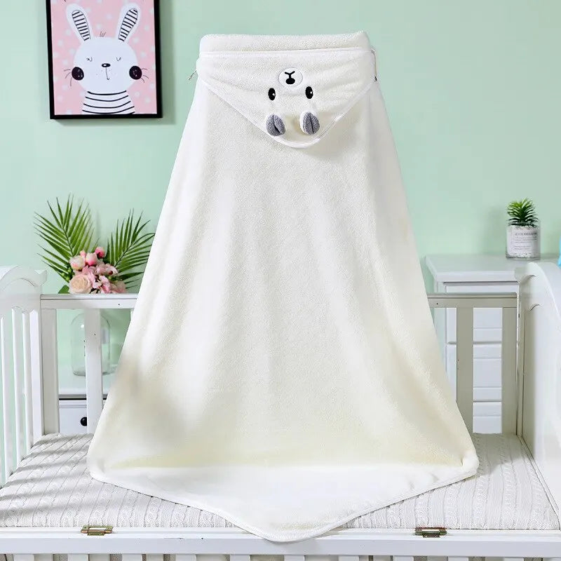 Poncho serviette de bain chaud pour bébé