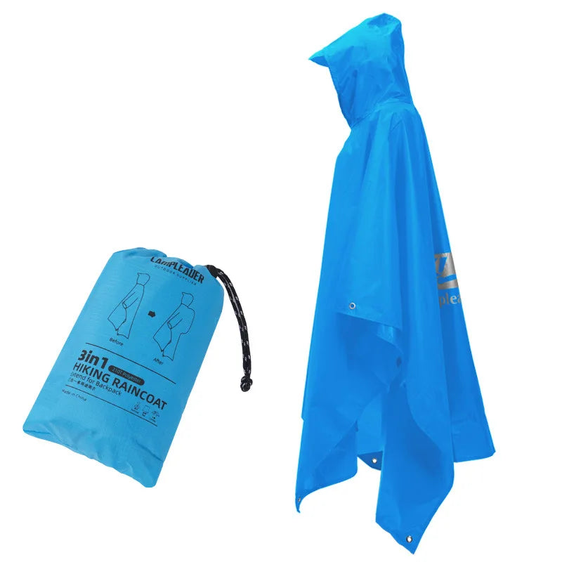 Poncho de pluie imperméable pour pêche et randonnée