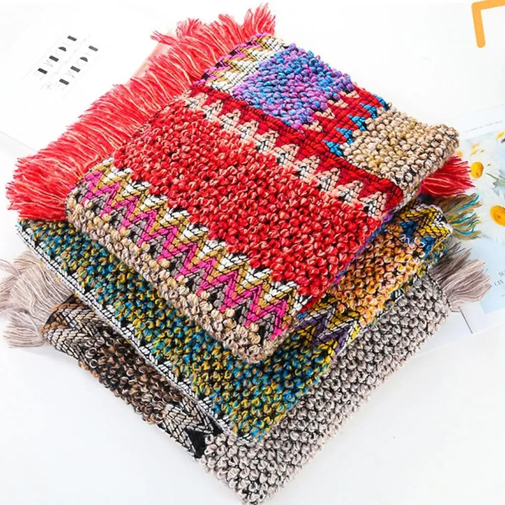 Poncho pour femme style tricot & boho