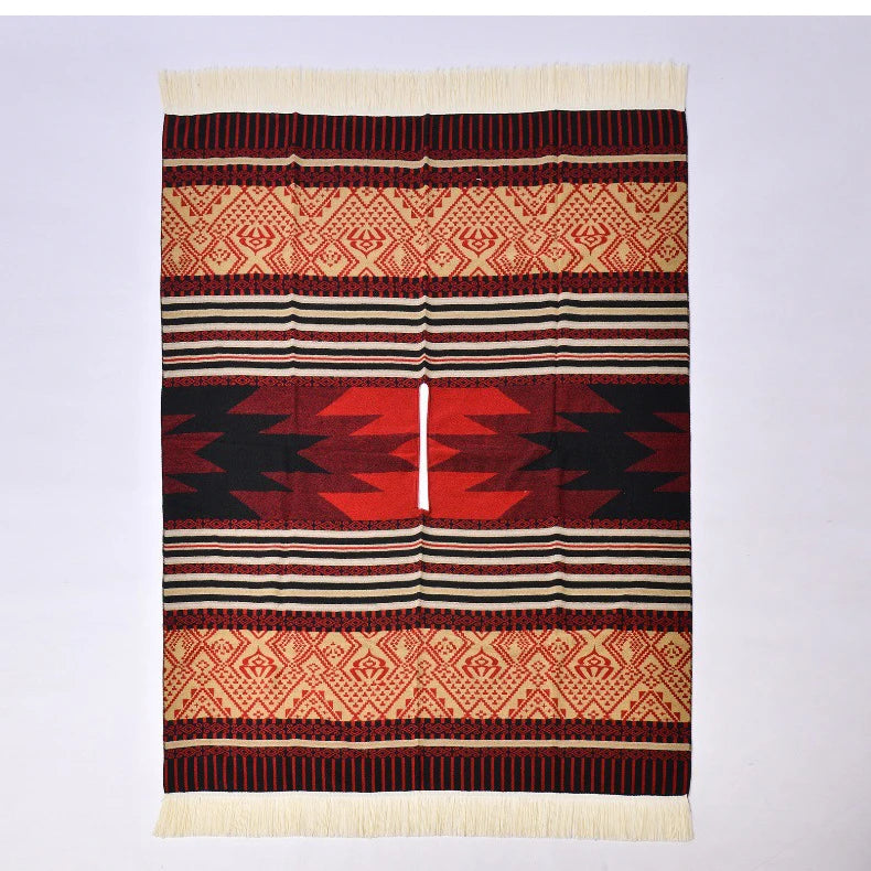 Poncho pour femme chaud style peruvien