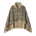 Poncho couverture polaire pour femme et homme