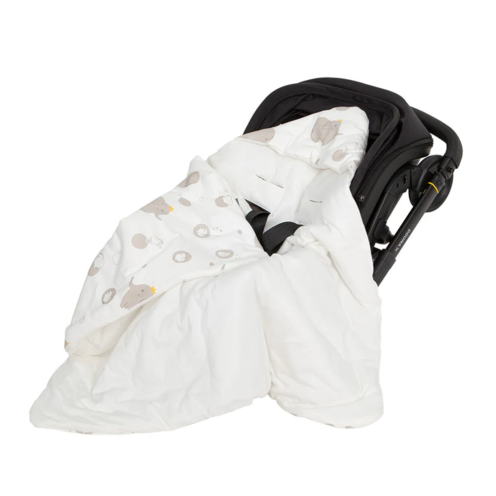 Poncho voiture étoilé pour bébé