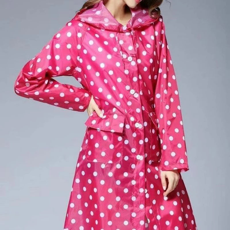 Poncho pluie femme à poids