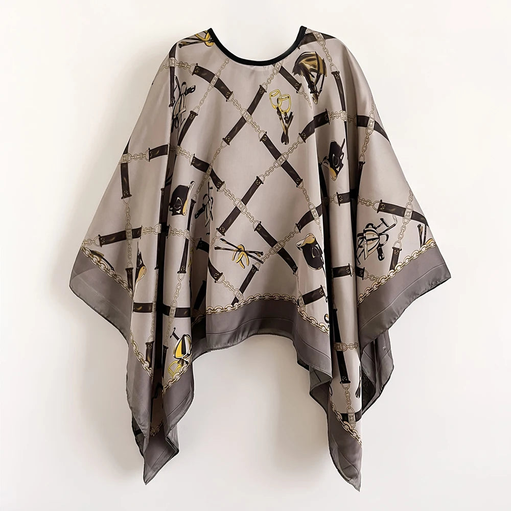 Poncho femme bohème léger