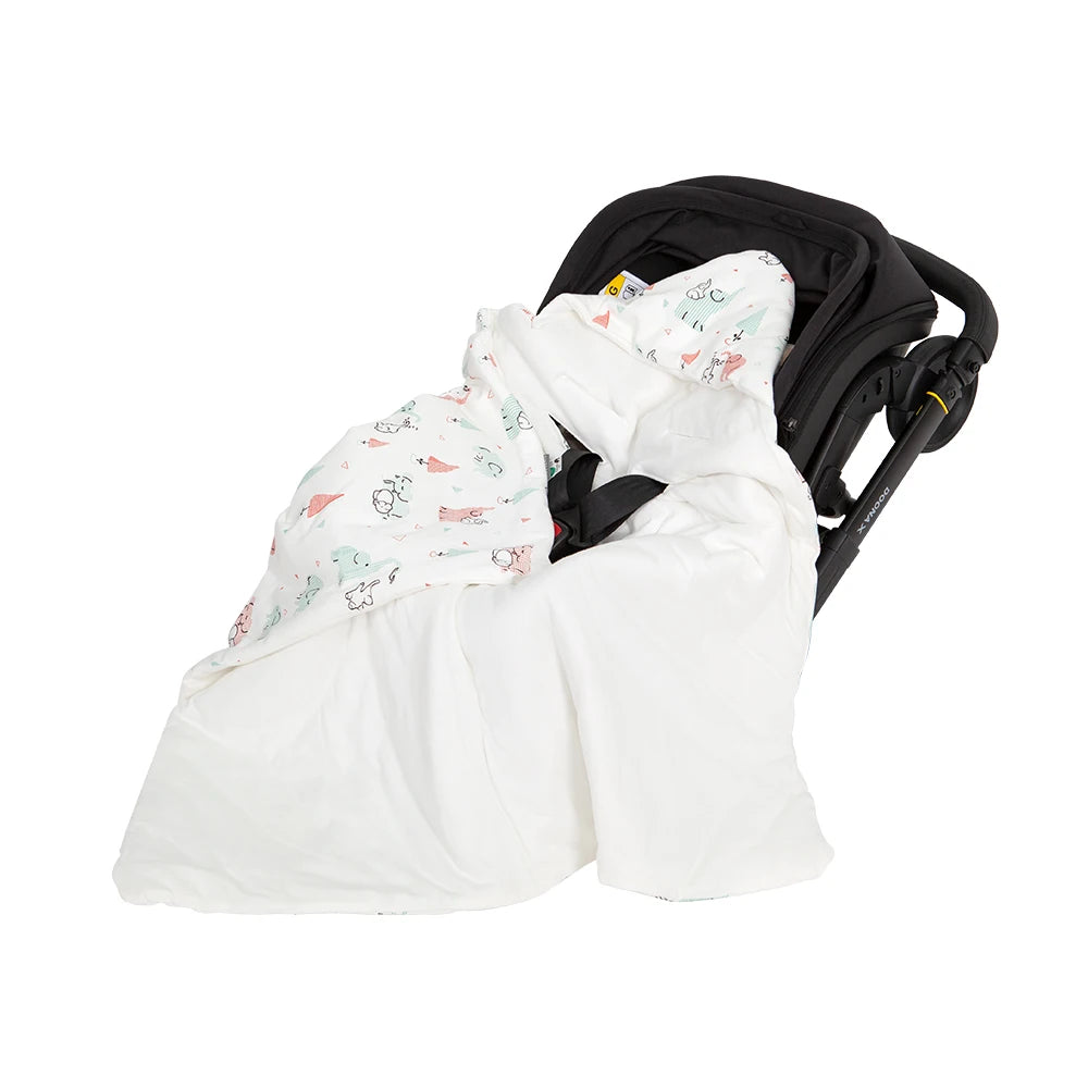 Poncho voiture étoilé pour bébé