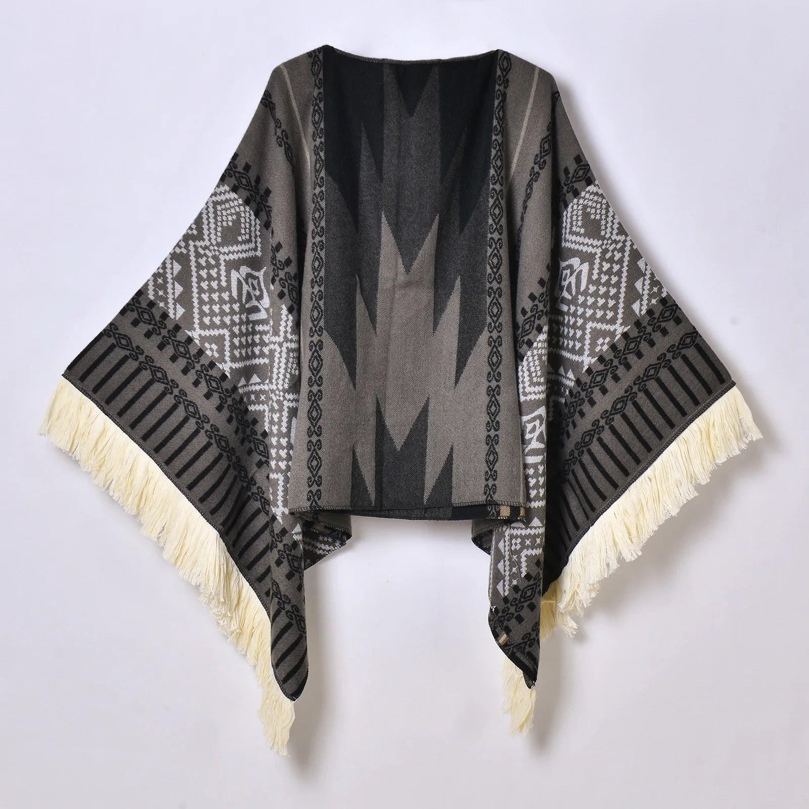 Poncho pour femme chaud style peruvien