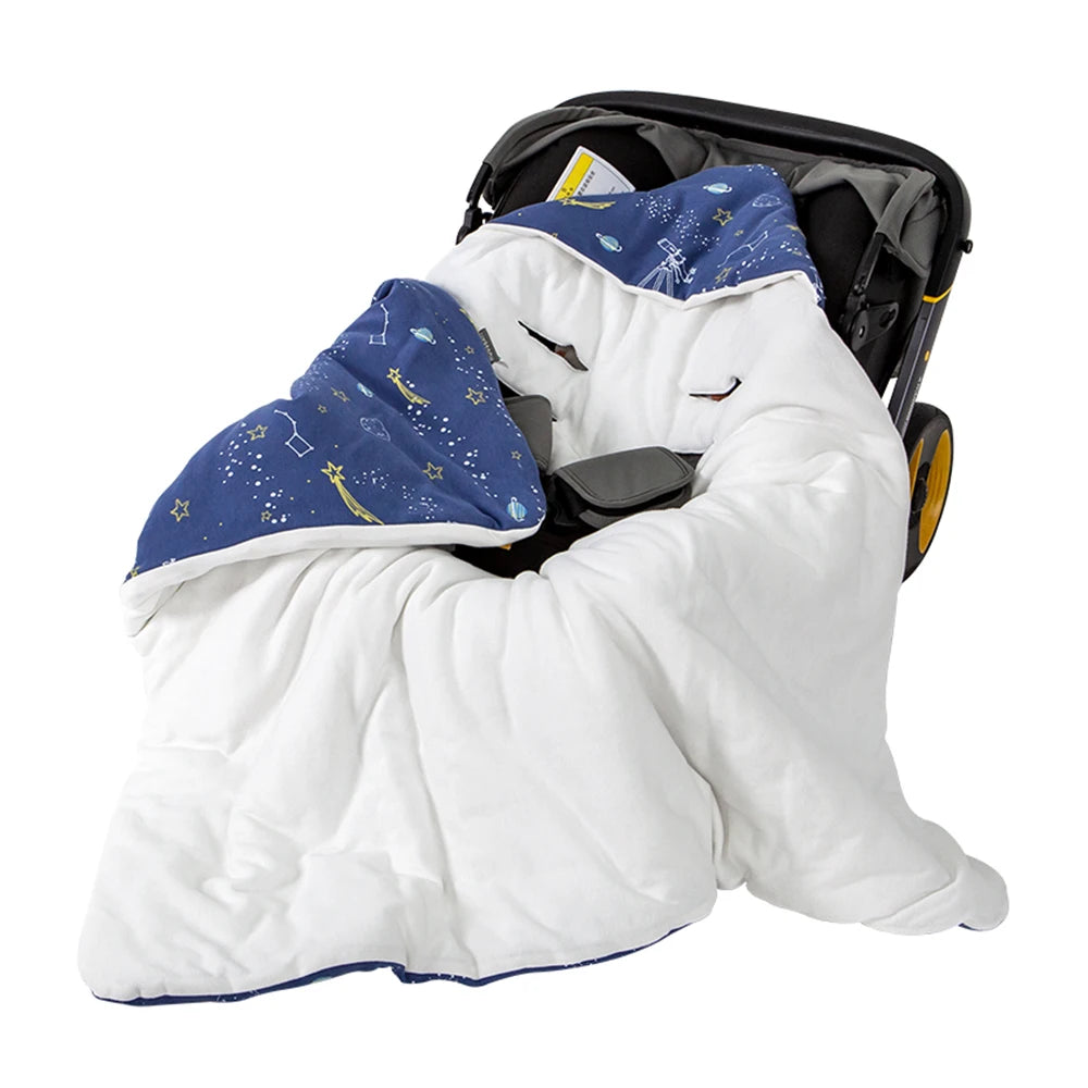 Poncho voiture étoilé pour bébé